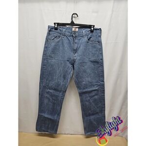 Levis 501 Mens Gray Button Fly Denim Jeans Original Fit Straight Size 38x31